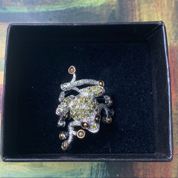 Real Collectables by Adrienne SS 🐸 Ring - Size 8 - Picture 3 of 7